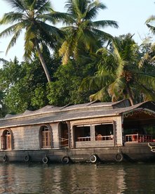 Hausboot in Indien
